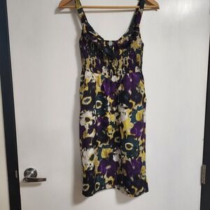 Maeve anthropologie multicolor silk dress